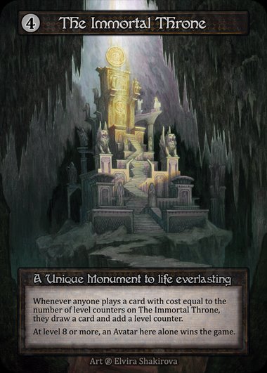 [Artifact] The Immortal Throne [beta-Unique]